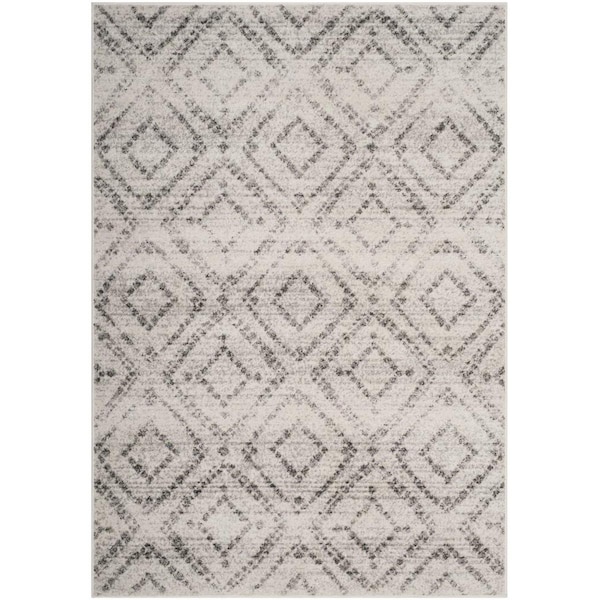 Safavieh Adirondack Power Loomed Small Rectangular Area Rug Light Grey & Grey - 4 x 6 ft. ADR131C-4 - main